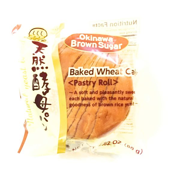 D-Plus Backed Wheat Cake 2.82 Oz(Okinawa Brown Sugar)5 Pack