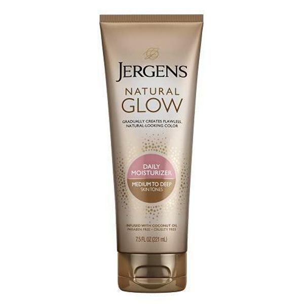 Jergens Natural GlowSelf Tanner Lotion, for Sunless Tanning , Medium to Deep