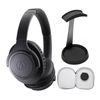 Audio-Technica Wireless Headphones (Charcoal Gray) with Case and Stand