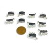 10 x Micro limit switch kw10-z3p075 kw10 mini 3d printer end stop arc lever E21