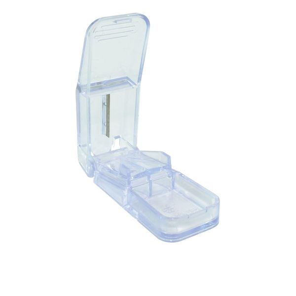 Tablettenzerteiler (blau-transparent)