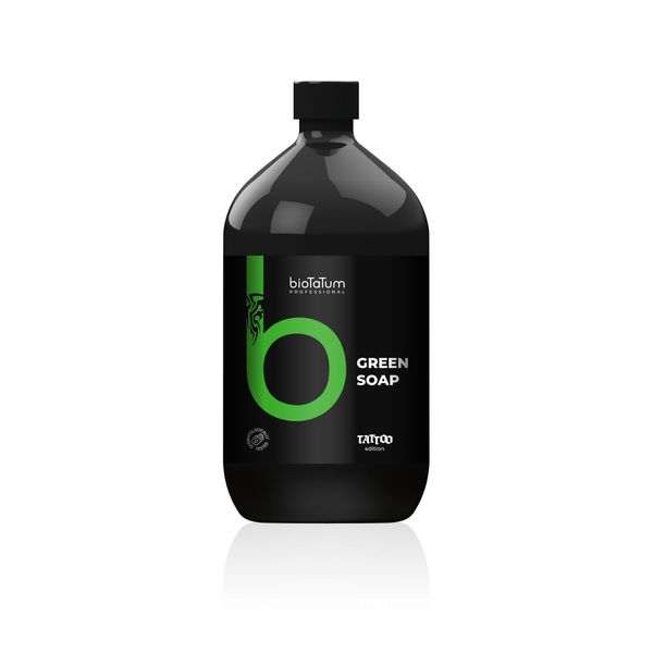 bioTaTum Tattoo Green Soap Concentrate - Professional Cleaner Accessories- Cleansing Soothing Solution Skin - Professional Safe Mild Cleanser, for Avoiding Stinging Or Irritation