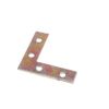 100 x Flat Corner Brace Angle Brackets 50MM (2 inch) YZP Steel