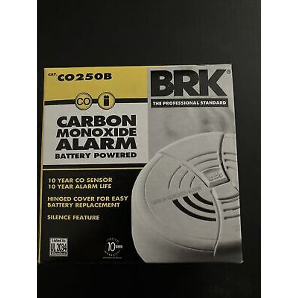 BRK CO250B Carbon Monoxide Alarm Detector