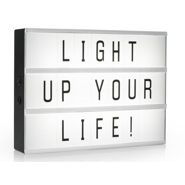 Smartwares IOL-002-BW Lightbox – A5 – LED – Incl. 85 characters