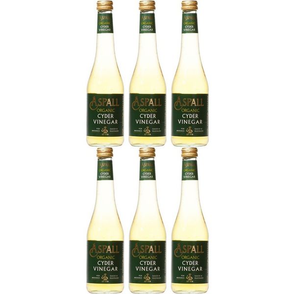 (6 PACK) - Aspall - Org Cyder Vinegar | 350ml | 6 PACK BUNDLE