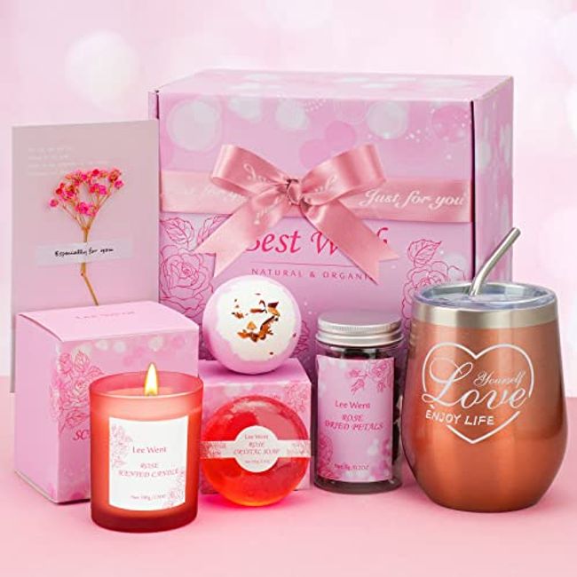 Birthday Gifts for Women Mom, Gift Basket for Women, Women Gifts - Gifts  for Best Friends Women Her Wife Sister Coworker, Christmas Valentines Self  Care Relaxing Spa Gift Sets Box for Women 