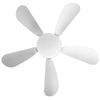 12W Dimmable Socket Fan Light LED Ceiling Fan Remote Home Lamp Fan Light w/3Mode