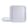 Golden Rabbit Enamelware - Set of 2 - Square Trays (Solid White)