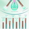 Makeup Brush Set 11Pcs Eye Makeup Brushes Eyeshadow Concealer Eyeliner Brow B...