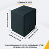 Card Guardian - Semi Rigid Card Holder Set | Premium Deck Box with 100 Semi-Rigid Card Holders (Black)