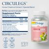 SOLARAY CircuLegs with Horse Chestnut Extract, Gotu Kola, Butcher's Broom, and More, Circulation and Vein Support for Healthy Legs, 60-Day Guarantee, Lab Verified (60 Serv, 120 VegCaps)