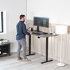 VIVO Dark Gray 63" x 32" Table Top for Adjustable Standing Desk Frames