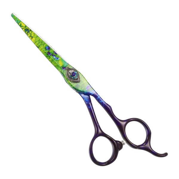 VOCOSTE Hair Scissors Hair Cutting Scissors Professional Barber Scissors Stainless Razor 17.5cm Multicolor