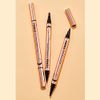 FOMIX All-in-One Eyeliner/Eyebrow Pencil Double Ended Smooth and Never Fall Off - 02# Brown