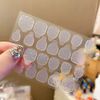Double Sided Nail Tape, Double Sided Tape for Fingernails, Super Strong Transparent Nail Tip Art Nail Glue, High Viscosity Transparent Double-Sided Adhesive for Nail Tips, For Nails/Feet High Viscosity Nail Patch (10)