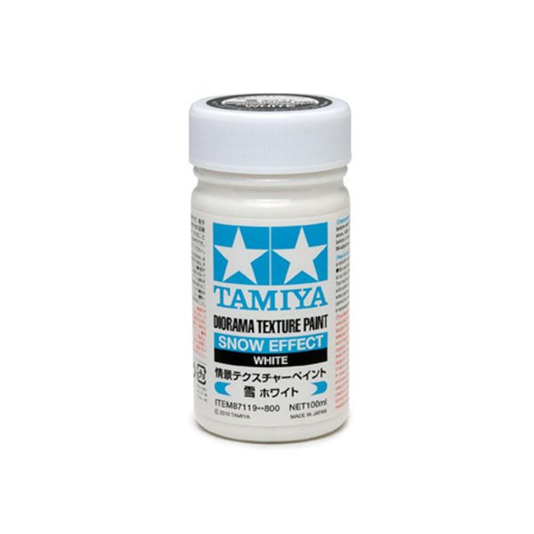 Tamiya 100ml Diorama Texture Paint Snow White # 87119
