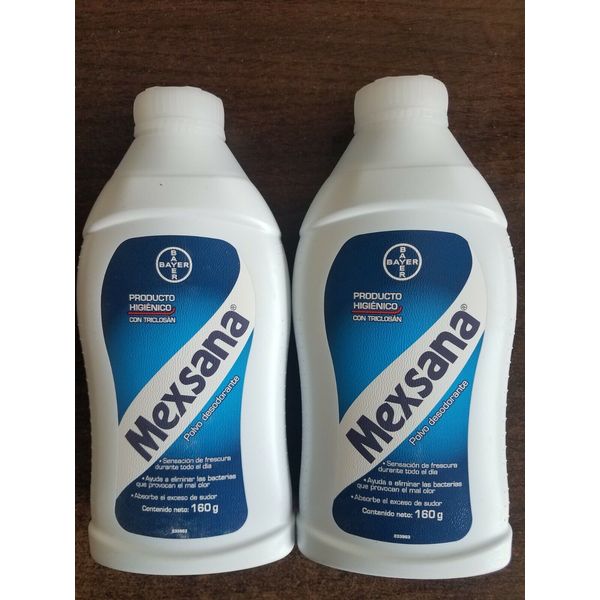 2 PACK BAYER MEXSANA ANTIFUNGAL & ANTI BAD ODOR POWDER 5.6 OZ EACH EXP. 04/24