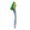 Pack of 2 Refillable sponge Scourer Dish Brush Dispenses Liquid Automatically