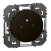Legrand - Socket 2P+T Surface Dooxie 16A Black