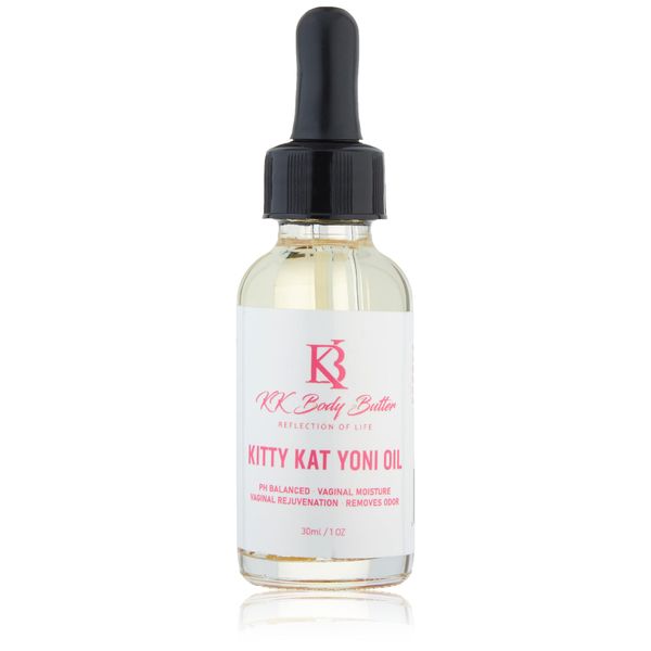 KK Yoni Oil Feminine Oil with Rose Petals Organic Product PH Balance Moisturizer, Soothes Ingrown Hair Soothes Razor Bumps Intimate Oil Made in The USA