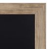 DesignOvation Beatrice Framed Magnetic Chalkboard, 13x23, Rustic Brown