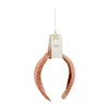 Mud Pie Women's Raffia Woven Headband, Pink, One Size Fits Most