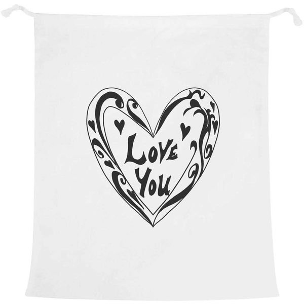 'Love Heart' Laundry/Washing/Storage Bag (LB00035619)