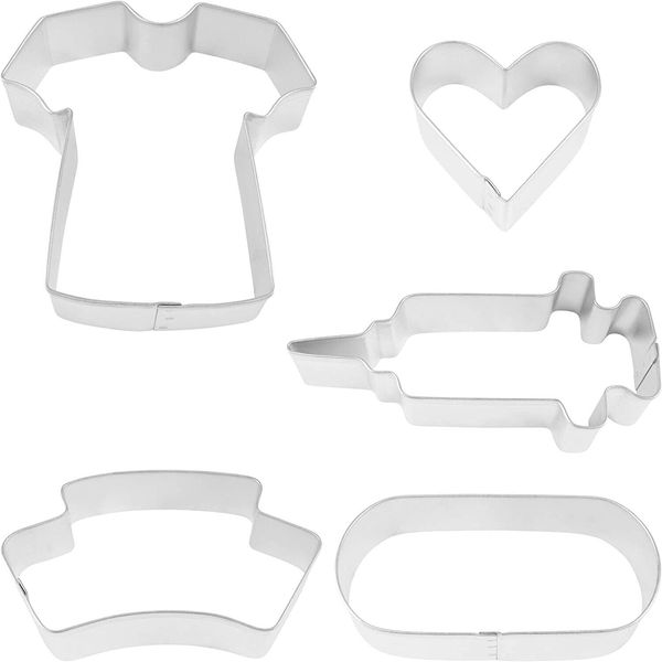 Nurse Themed 5 Piece Cookie Cutter Set