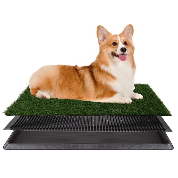 Artificial Grass Dog Pee Pad 20x25 Reusable 3-Layer by PETMAKER