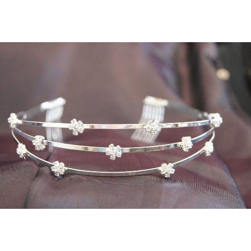 Beautiful Bridal Wedding Tiara Crown with Crystal Party Accessories DH12624