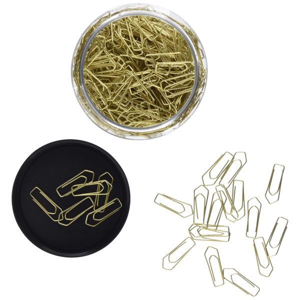 Wedo 901 15040053 26 mm Metal Paper Clip - Brass Colour (Pack of 400)