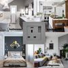 2 Pack Electrical Single Switched Power Socket, 3-pin 13A Switched Plug Screwless Wall Socket, PC Plate Wall Outlet(Grey)