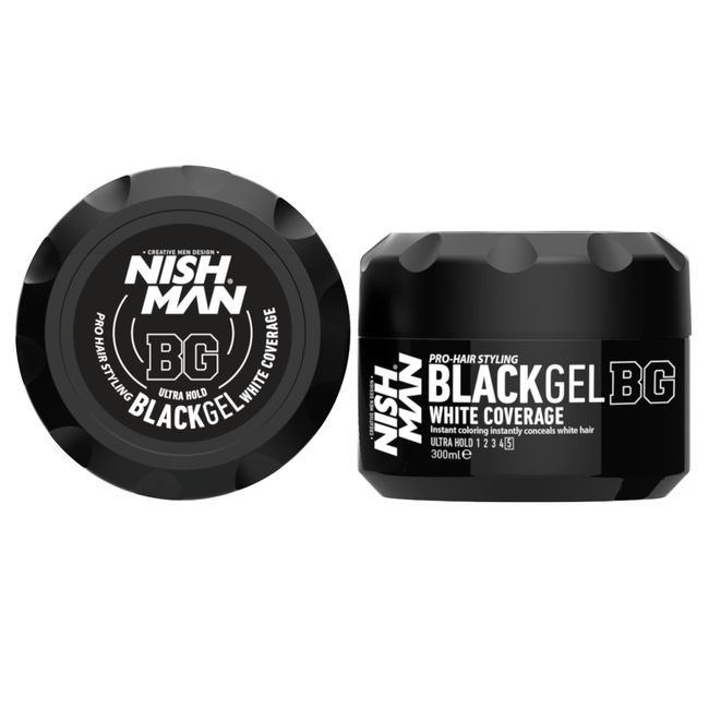 Nishman Black Gel White Coverage Bg 300ml