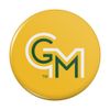 George Mason University Secondary Logo Kitchen Refrigerator Locker Button Magnet - 1" Diameter