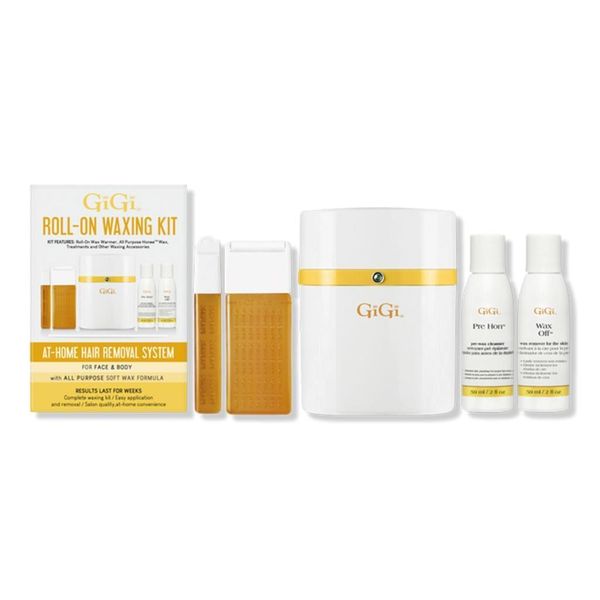 GiGi Roll-On Pro Home Waxing Kit 99065 Professional Esthetician Wax Warmer Honee