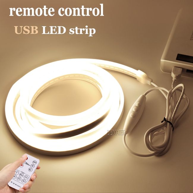 Hand Sweep Motion Sensor Kitchen LED Strip light USB 5V 1m-5m Smart Sensor  Switch lamp bedroom Cabinet closet home LED lighting