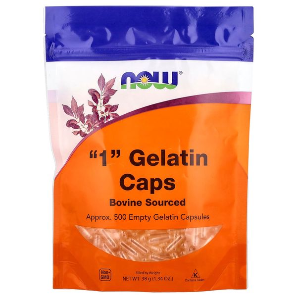 Now Foods Empty Gel Caps #1 500 Caps