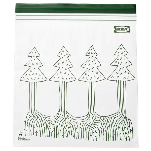 ISTAD Eastard Freezer Bag - Patterned/Green 2.5 l 105.255.35