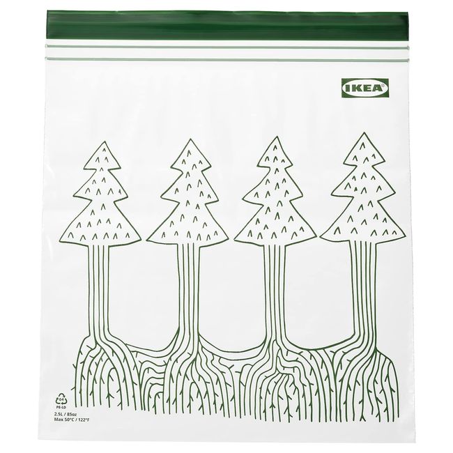 ISTAD Eastard Freezer Bag - Patterned/Green 2.5 l 105.255.35