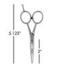 ZEUS Beard Scissors, Premium Handmade German Stainless Steel Beard Trimming Scissors with Leather Case - MADE IN GERMANY