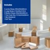 Removal Boxes House Moving Kit - with Bubble Wrap Roll and Buff Tape (Mini Saver Pack -13 Boxes)