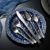 48pc Silverware for 8 Stainless Steel Flatware Dinning Serve Set Cutlery Utensil