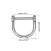 PATIKIL D-Ring Shackles, 3Pcs 15/32 Inch Inside Width Solid Stainless Steel U Shape Small Shackles for DIY Leather Craft Replacement