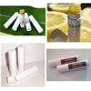 VASANA 50PCS 5ml Empty Refill White Plastic Lip Gloss Balm LipStick Tubes Chapstick Sample Packing Vials Holder Bottles DIY Beauty Tool with Twist Bottom and Top Cap