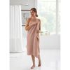 BrylaneHome Zero Twist Oversized Bath Sheet, Blush Beige
