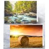 12 x Landscape Folding Greeting Cards with Envelopes. Blank inside for all occasions