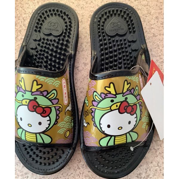 Sanrio Shimamura Hello Kitty Year of the Dragon Health Women's Sandals L rare JP