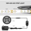 LED Strip Light, 32.8Ft Dimmable Vanity Lights, 6000K Super Bright LED Tape L...