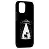 iPhone 14 Papillon Mom Dad Dog - Funny Alien UFO Smartphone Case